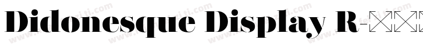 Didonesque Display R字体转换